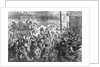 People Rushing To Escape The Great Fire by Anonymous