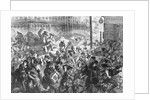 People Rushing To Escape The Great Fire by Anonymous