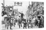 Election Parade Lithograph Supporting Grover Cleveland by Anonymous
