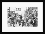 Election Parade Lithograph Supporting Grover Cleveland by Anonymous