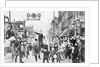 Election Parade Lithograph Supporting Grover Cleveland by Anonymous