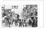 Election Parade Lithograph Supporting Grover Cleveland by Anonymous