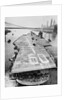 Huge Supercarrier Sailing Under Bridge by Anonymous