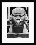 Ancient Aztec Stone Head by Anonymous