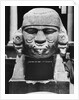 Ancient Aztec Stone Head by Anonymous
