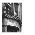 Facade of New York Trust Co by Anonymous