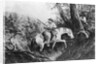 Illustration Of Pioneer On Horseback by Anonymous