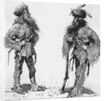 Two Trappers Standing Full Length by Anonymous