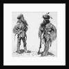 Two Trappers Standing Full Length by Anonymous