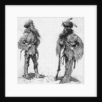 Two Trappers Standing Full Length by Anonymous