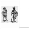 Two Trappers Standing Full Length by Anonymous