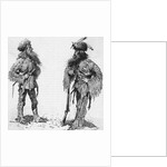 Two Trappers Standing Full Length by Anonymous