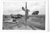Ambulance Driving By Grave With Cross by Anonymous