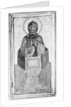 St. Simeon Sitting On A Column by Anonymous