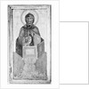 St. Simeon Sitting On A Column by Anonymous