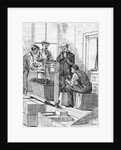 Men Examine Opium In 'The Opium Room' by Anonymous