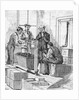 Men Examine Opium In 'The Opium Room' by Anonymous