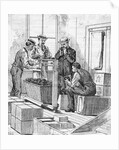 Men Examine Opium In 'The Opium Room' by Anonymous