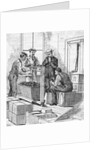 Men Examine Opium In 'The Opium Room' by Anonymous