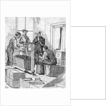 Men Examine Opium In 'The Opium Room' by Anonymous