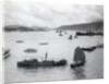 Boats In Hong Kong Harbor by Anonymous