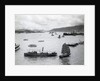 Boats In Hong Kong Harbor by Anonymous