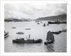 Boats In Hong Kong Harbor by Anonymous