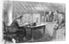 Chinese Man At Scales Weighing Opium by Anonymous