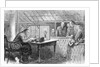 Chinese Man At Scales Weighing Opium by Anonymous