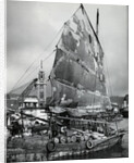 Chinese Junk At Pier by Anonymous