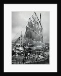 Chinese Junk At Pier by Anonymous