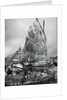 Chinese Junk At Pier by Anonymous