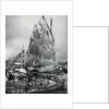 Chinese Junk At Pier by Anonymous