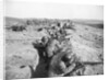 Soldiers In Trenches Firing Rifles by Anonymous