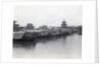 Boats On Canal W/Pagoda In Background by Anonymous
