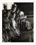 Statue Of Chinese Gods At Temple by Anonymous