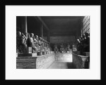 Chinese Gods Lined In A Temple by Anonymous