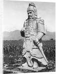Stone Statue Of Chinese General by Anonymous