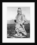 Stone Statue Of Chinese General by Anonymous