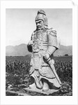Stone Statue Of Chinese General by Anonymous