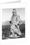 Stone Statue Of Chinese General by Anonymous