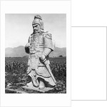 Stone Statue Of Chinese General by Anonymous