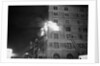 Firemen On Ladder At Flame-Engulfed Wind by Anonymous