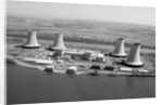 Aerial View Of Three Mile Island Power P by Anonymous