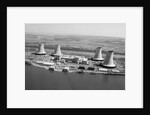 Aerial View Of Three Mile Island Power P by Anonymous