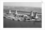 Aerial View Of Three Mile Island Power P by Anonymous