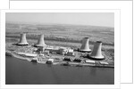 Aerial View Of Three Mile Island Power P by Anonymous