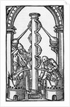 Illustration Of Alchemists At Work by Anonymous