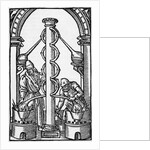 Illustration Of Alchemists At Work by Anonymous