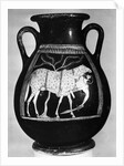Pot Showing Odysseus Under The Ram by Anonymous